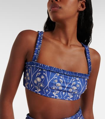 Top bikini Olmo con stampa | Agua by Agua Bendita
