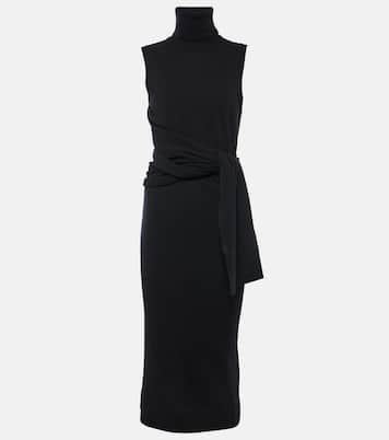 Midikleid aus einem Wollgemisch | MM6 Maison Margiela