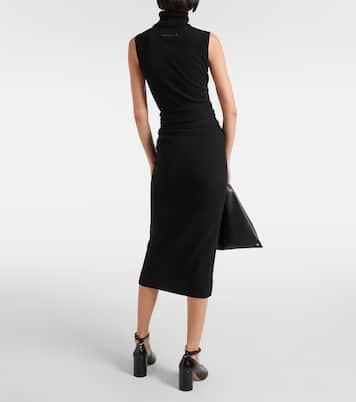 Midikleid aus einem Wollgemisch | MM6 Maison Margiela