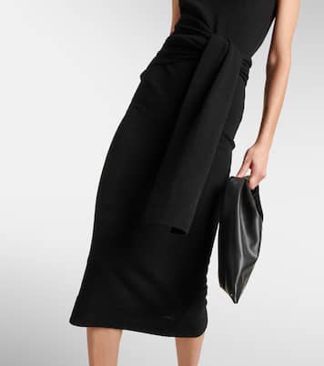 Midikleid aus einem Wollgemisch | MM6 Maison Margiela
