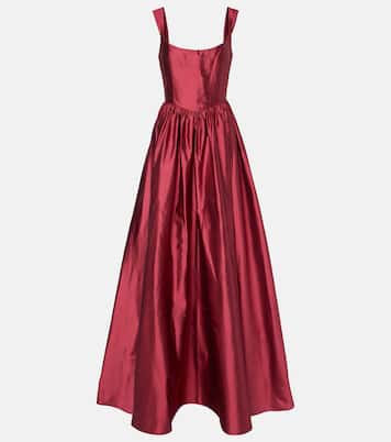 Robe longue Ophelia en soie | Markarian