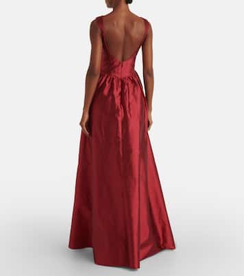 Robe longue Ophelia en soie | Markarian