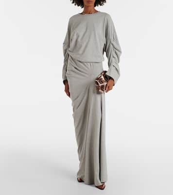 Jupe longue en coton | Dries Van Noten