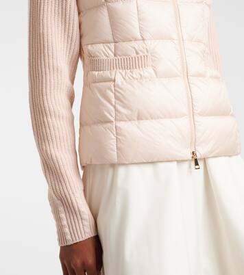 Cardigan imbottito in lana vergine | Moncler