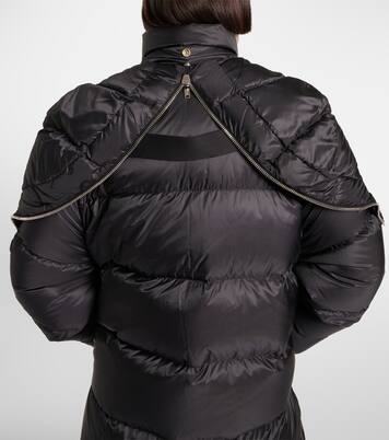 X Rick Owens Daunenmantel Cyclopic | Moncler Genius