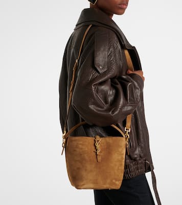 Sac seau Le 37 Small en daim | Saint Laurent