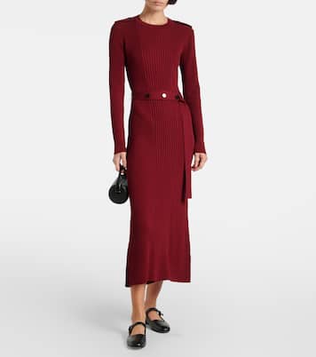 Abito midi Lauryn in maglia a coste | Proenza Schouler