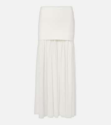 Gonna lunga Paige in chiffon di crêpe  | Proenza Schouler