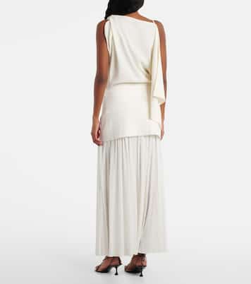 Gonna lunga Paige in chiffon di crêpe  | Proenza Schouler