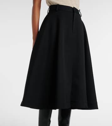Jupe midi en laine | Bottega Veneta