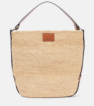 Sac Bayia en raphia et cuir | Isabel Marant