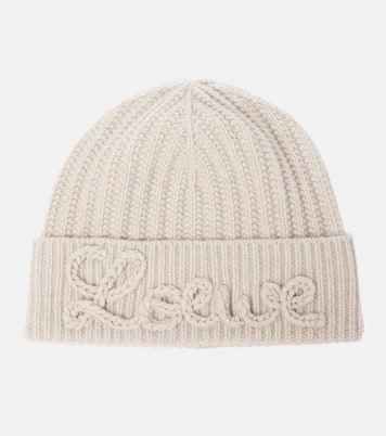 Logo ribbed-knit wool beanie | Loewe