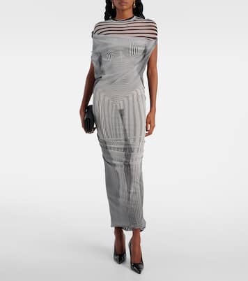 Abito lungo The Body Morphing in tulle | Jean Paul Gaultier