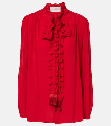 Blusa in seta crêpe de chine | Valentino