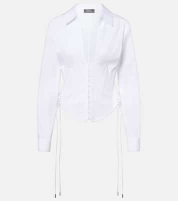 Bluse aus einem Baumwollgemisch | Mugler