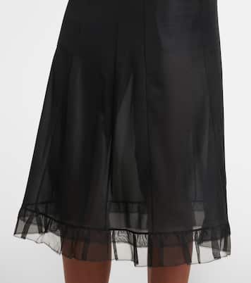 Gonna midi semitrasparente | Maison Margiela