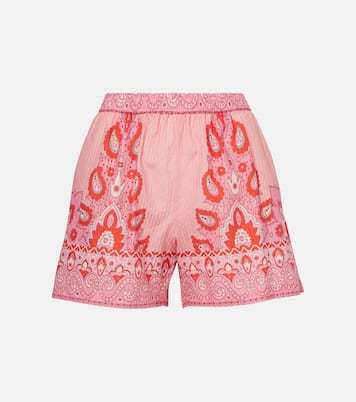 Shorts de algodón y seda con paisley | Etro