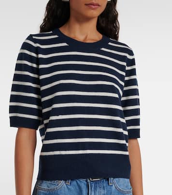 Pullover Shana in cashmere a righe | Veronica Beard