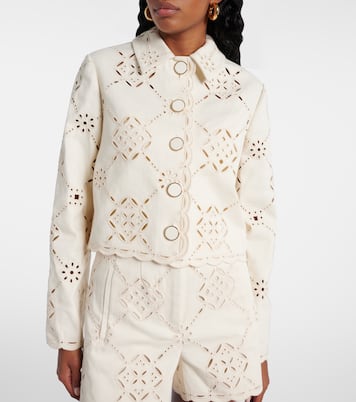 Giacca cropped Adelaide in cotone | Veronica Beard