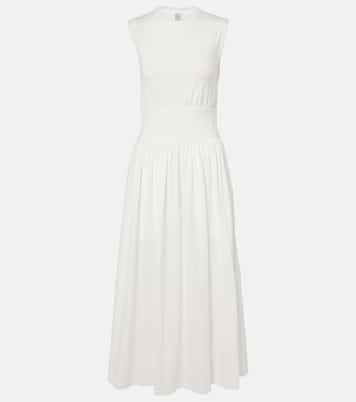 Abito midi in jersey di cotone | Toteme