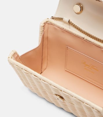 Jewel Efflorescent 미니 라탄 토트 백 | Roger Vivier
