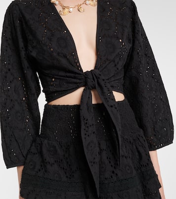 Top Pia in pizzo di cotone | Melissa Odabash