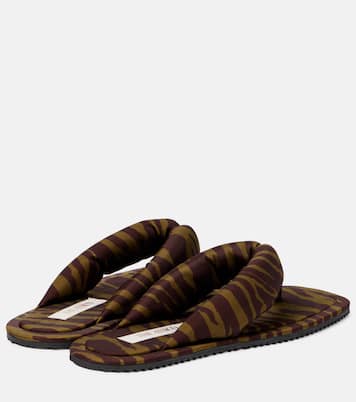 Sandalen Indie mit Zebra-Print | The Attico