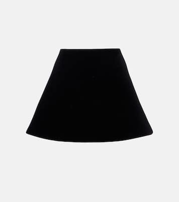 Velvet miniskirt | David Koma