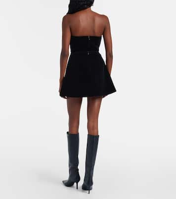 Velvet miniskirt | David Koma