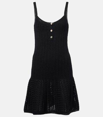 Abito corto in misto cotone | Gucci