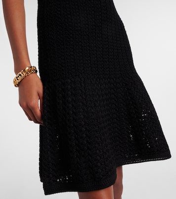 Abito corto in misto cotone | Gucci