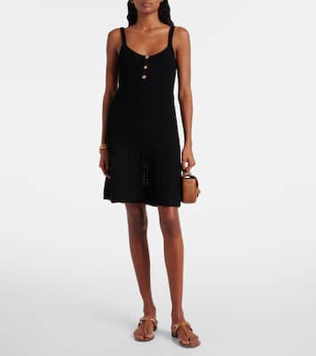 Abito corto in misto cotone | Gucci