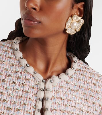 San Fin Swarovski®-embellished earrings | Valentino