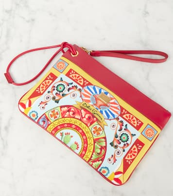 Small leather trimmed clutch  | Dolce&Gabbana