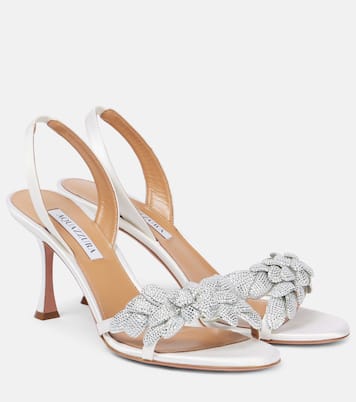 Sandalen Galactic Flower 75 aus Leder | Aquazzura