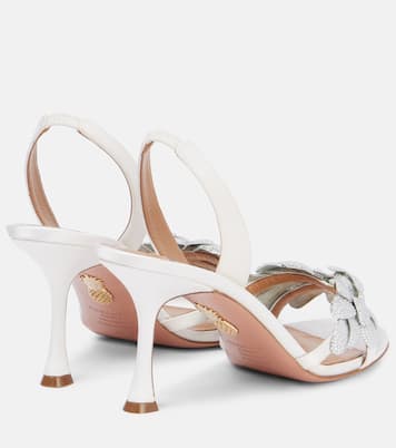Sandalen Galactic Flower 75 aus Leder | Aquazzura