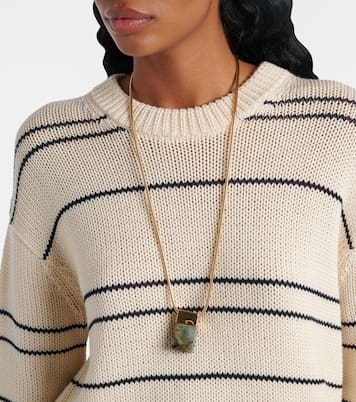 Striped wool-blend sweater | Vince