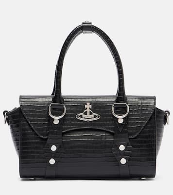 Bettina Mini croc-effect leather tote bag | Vivienne Westwood