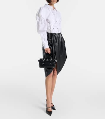 Bettina Mini croc-effect leather tote bag | Vivienne Westwood
