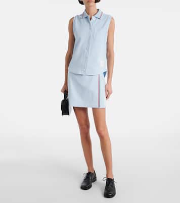 Polo de algodón sin mangas | Thom Browne