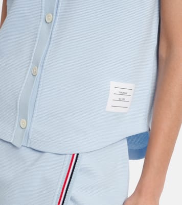 Polo de algodón sin mangas | Thom Browne