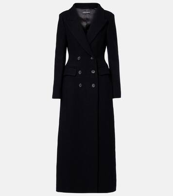 Double-breasted virgin wool coat | Dolce&Gabbana