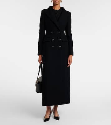 Double-breasted virgin wool coat | Dolce&Gabbana