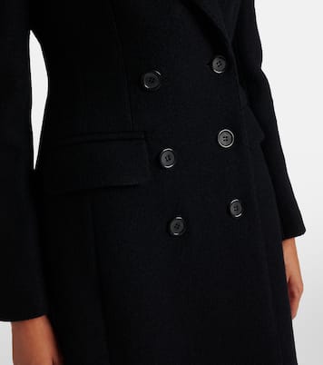 Double-breasted virgin wool coat | Dolce&Gabbana