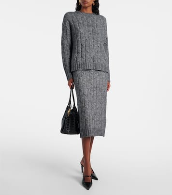 Jupe midi Otello en coton et laine | 'S Max Mara