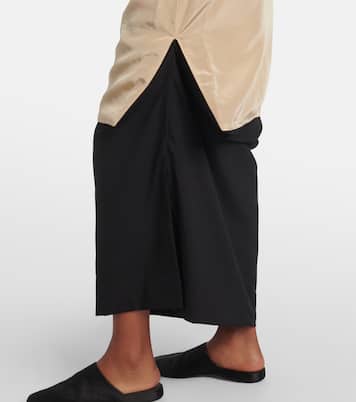Jupe longue Tyler en laine et soie | Calvin Klein