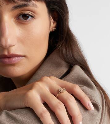 Rêve Escargot 18kt gold ring with diamonds  | Sophie Bille Brahe