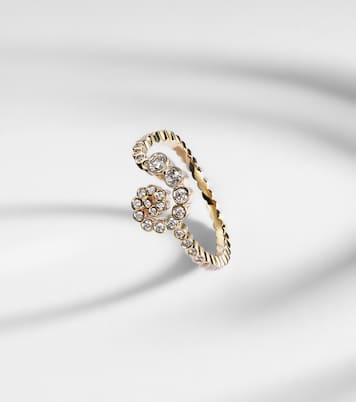 Rêve Escargot 18kt gold ring with diamonds  | Sophie Bille Brahe