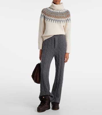 Pull Ingrid en jacquard de cachemire | Bogner