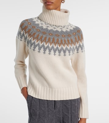 Pull Ingrid en jacquard de cachemire | Bogner